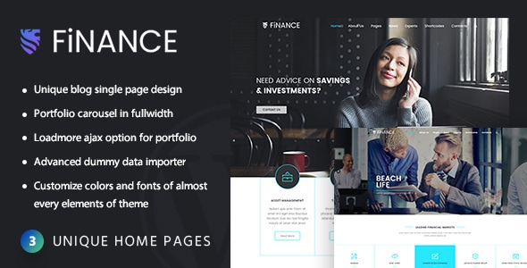 Gallery image of Finance Consultant - Consulting WordPress Theme