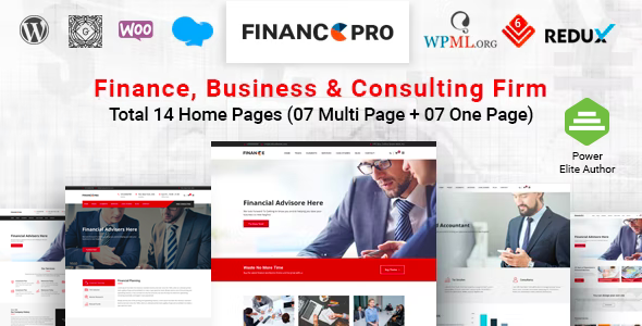 Gallery image of Finance Pro - Business & Consulting WordPress Theme