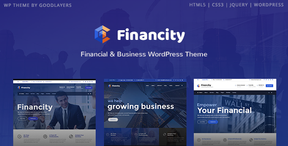 Gallery image of Financity - Business / Financial / Finance WordPress