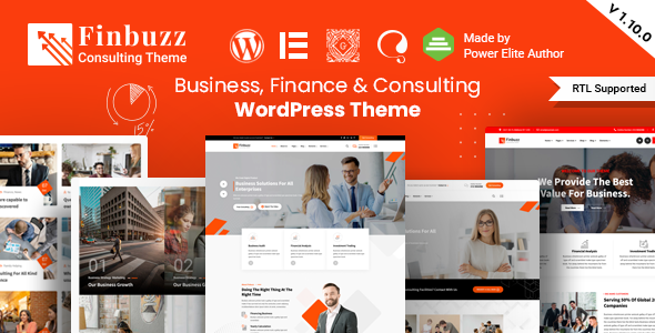 Gallery image of Finbuzz - Corporate Business WordPress Theme
