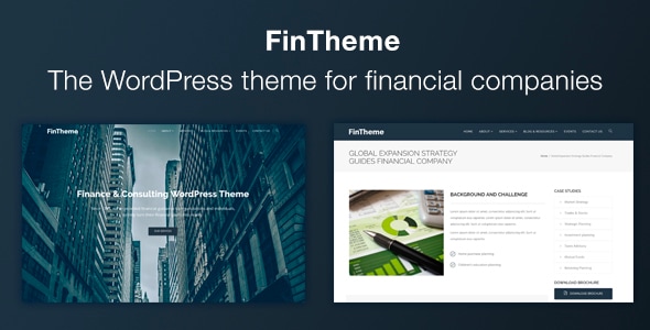 Gallery image of FinTheme - Finance & Consultants WordPress Theme
