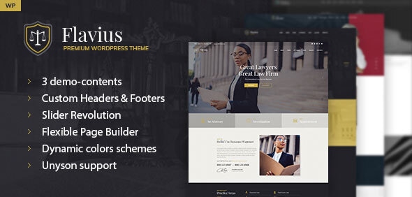 Gallery image of Flavius - Lawyer and Attorney WordPress Theme
