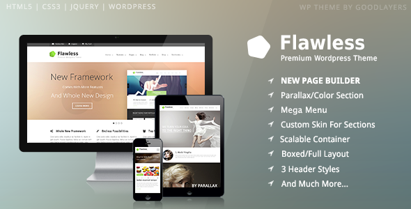 Gallery image of Flawless - Responsive Multi-Purpose WordPress