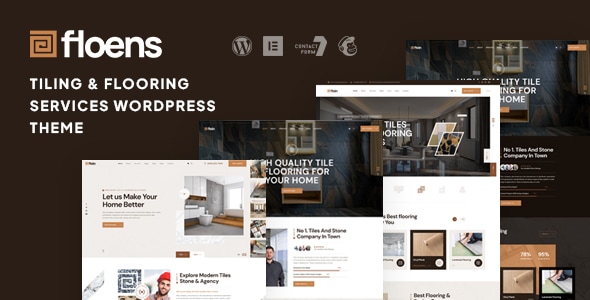 Gallery image of Floens - Tiling & Flooring Services WordPress Theme