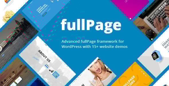 Gallery image of FullPage - Fullscreen One Page Theme