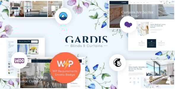 Gallery image of Gardis | Blinds and Curtains WordPress Theme