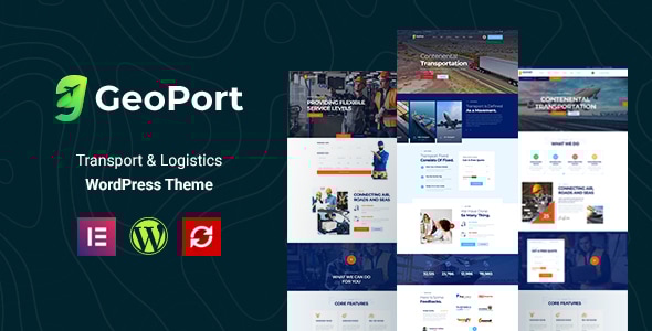 Gallery image of Geoport - Transport & Logistics WordPress Theme