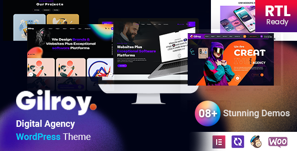 Gallery image of Gilory - Digital Agency WordPress Theme
