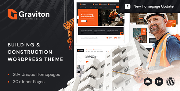 Gallery image of Graviton - Construction WordPress Theme
