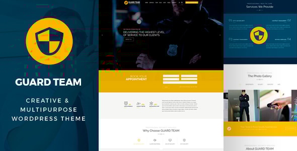 Gallery image of Guard Team - Security WordPress Theme