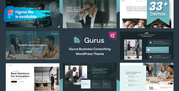 Gallery image of Gurus - Business Consulting WordPress Theme