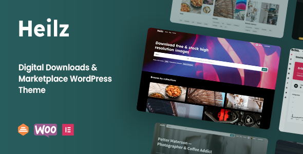 Gallery image of Heilz - Digital Downloads & Marketplace WordPress Theme
