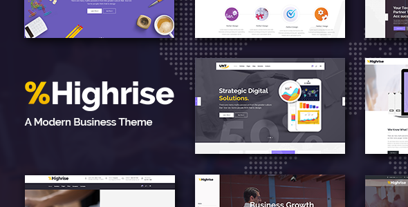 Gallery image of Highrise - Business Company WordPress Theme