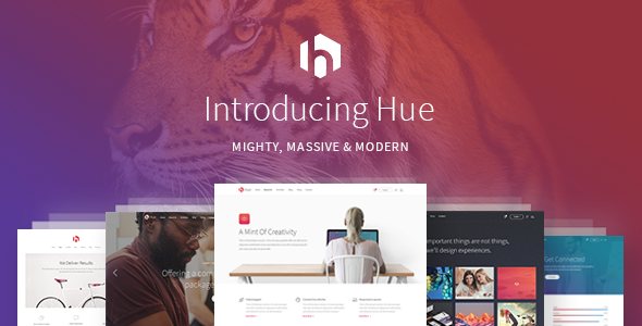 Gallery image of Hue - Startup Landing Page WordPress Theme