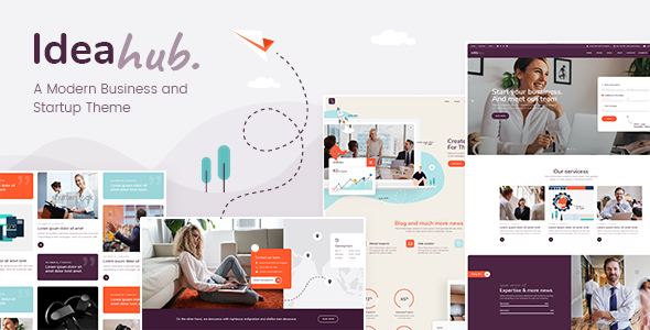 Gallery image of Ideahub - Modern Startup WordPress Theme