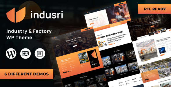 Gallery image of Indusri - Industry & Factory WordPress Theme
