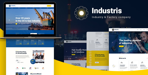 Gallery image of Industris - Factory & Business WordPress Theme