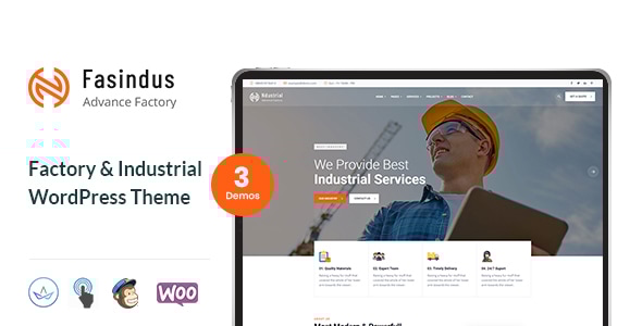 Gallery image of Industry & Factory WordPress Theme