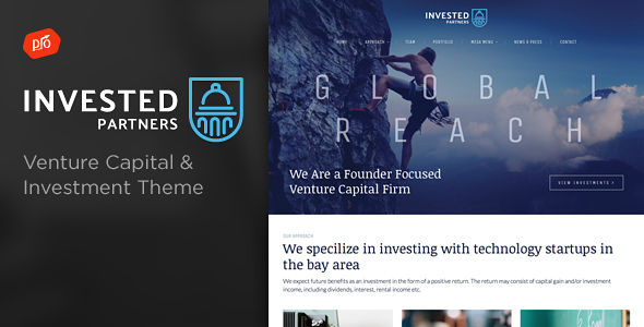 Gallery image of Invested - Venture Capital & Investment WordPress Theme