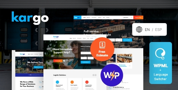 Gallery image of Kargo | Logistics & Transportation WordPress Theme