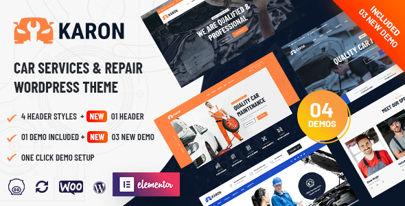 Gallery image of Karon - Car Repair and Service WordPress Theme