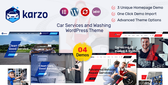 Gallery image of Karzo - Car Service & Washing WordPress Theme