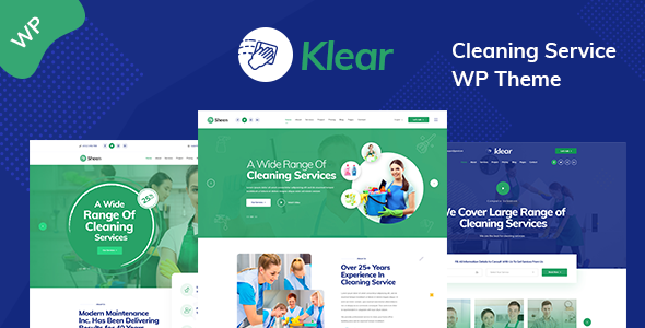 Gallery image of Klear - Cleaning Service Company WordPress Theme + RTL