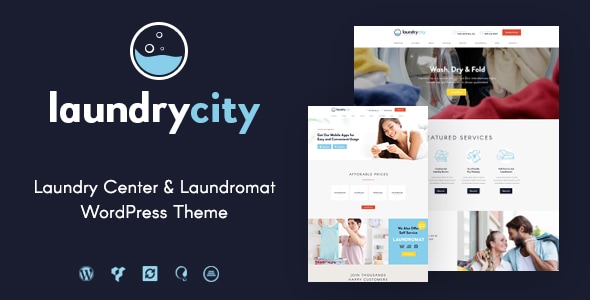 Gallery image of Laundry City | Dry Cleaning Services WordPress Theme
