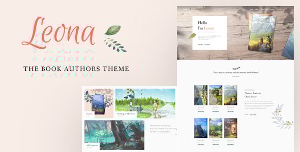 Gallery image of Leona - WordPress Theme for Book Writers and Authors