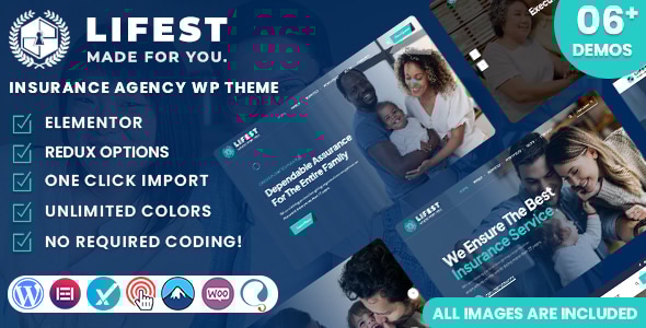 Gallery image of Lifest - Insurance Agency WordPress Theme