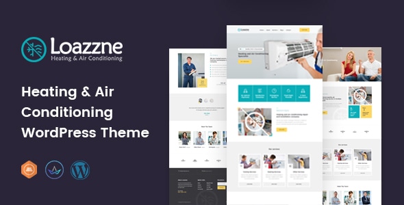Gallery image of Loazzne - Air Conditioning Services WordPress Theme