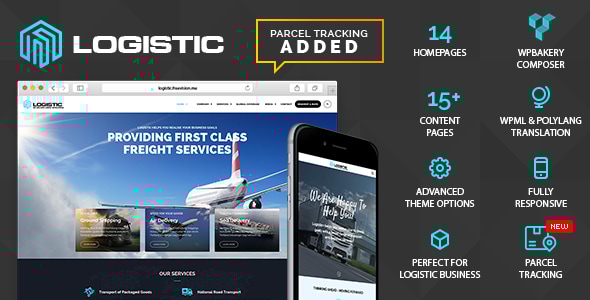 Gallery image of Logistic - WP Theme For Transportation Business