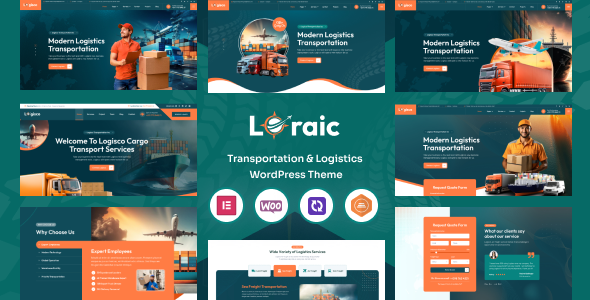 Gallery image of Loraic - Transportation & Logistics WordPress Theme