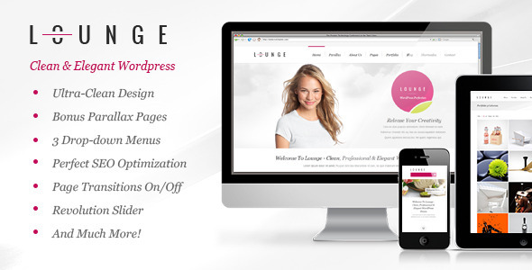 Gallery image of Lounge - Clean Elegant WordPress Theme