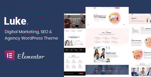Gallery image of Luke - Digital Marketing and SEO WordPress Theme