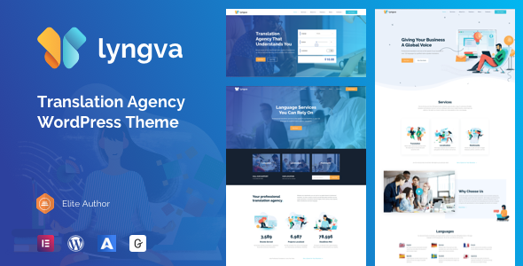 Gallery image of Lyngva - Translation Agency WordPress