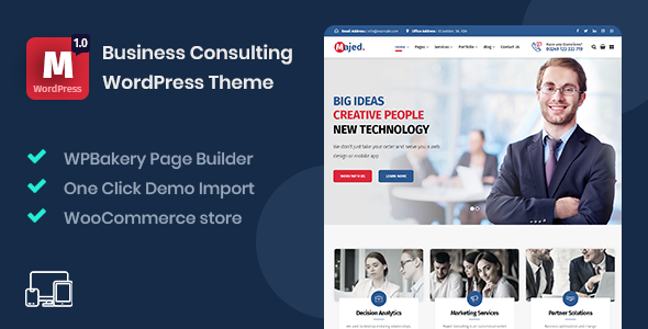 Gallery image of Majed - Business Consulting WordPress Theme