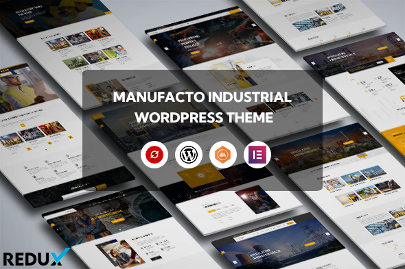 Gallery image of Manufacto - Factory WordPress Theme