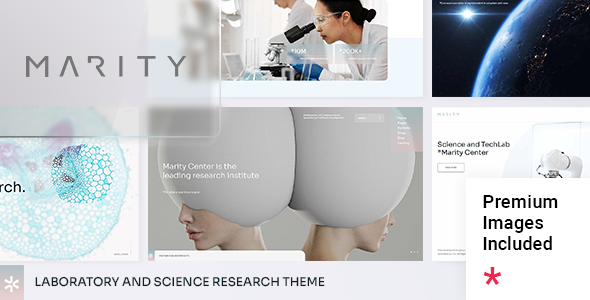 Gallery image of Marity - Laboratory and Science Research WordPress Theme