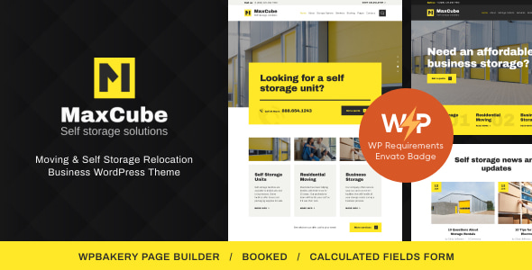 Gallery image of MaxCube | Moving & Self Storage Relocation Business WordPress Theme