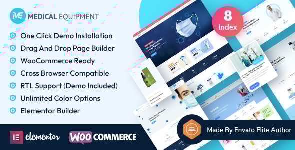 Gallery image of Medical Equipment - eCommerce Elementor WordPress Theme