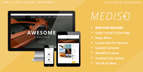Gallery image of Mediso - Corporate / One-Page / Blogging WordPress
