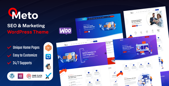 Gallery image of Meto | SEO & Marketing WordPress Theme