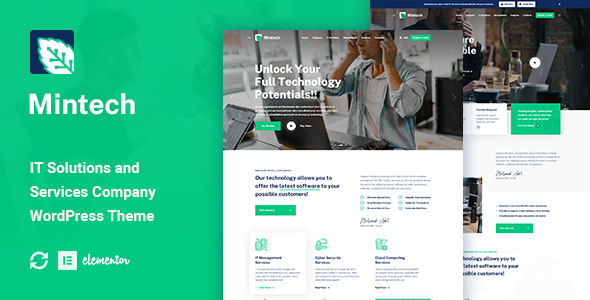 Gallery image of Mintech - IT Solutions & Services WordPress Theme