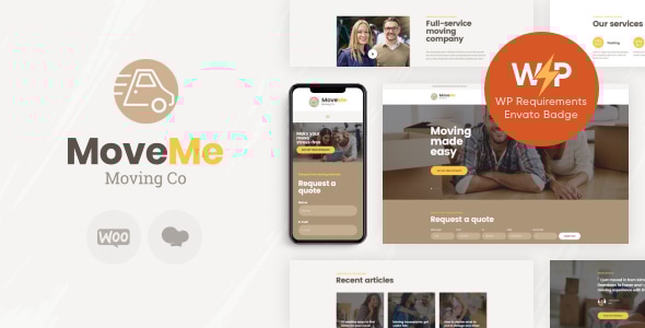 Gallery image of MoveMe | Moving & Storage Relocation Company WordPress Theme