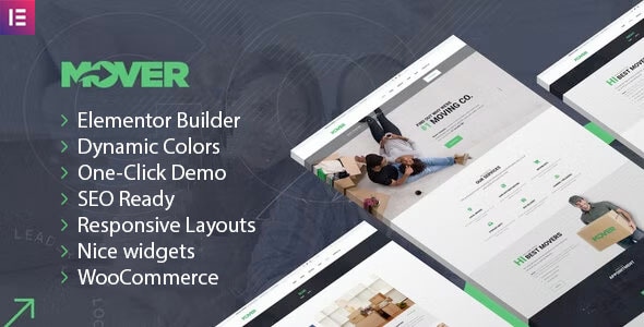 Gallery image of Mover - Moving Company & Storage Services WordPress Theme