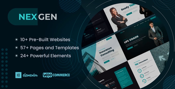 Gallery image of Nexgen - Consulting WordPress Theme