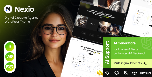 Gallery image of Nexio - Digital Agency Creative WordPress Theme