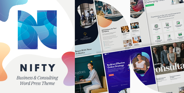 Gallery image of Nifty - Business Consulting WordPress Theme