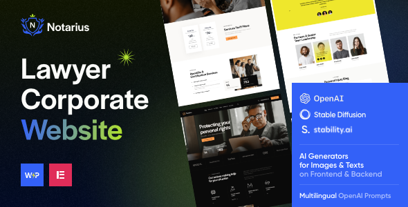 Gallery image of Notarius - Legal Advisor WordPress Theme